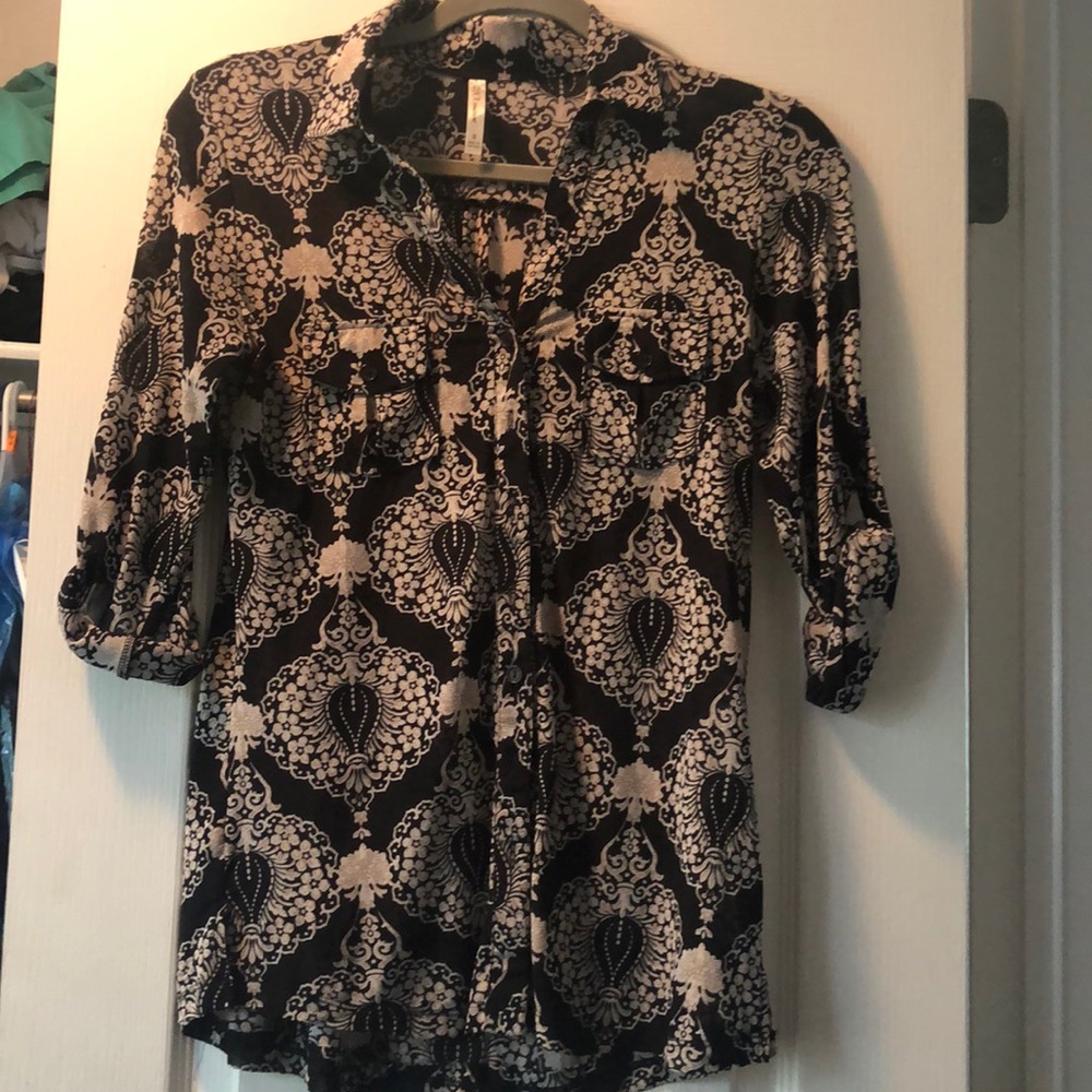 Black and White Shirt